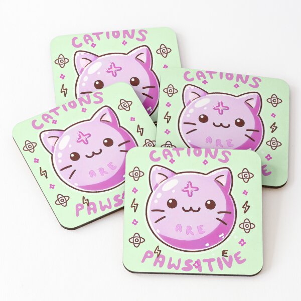 Item preview, Cations are Pawsitive Pink/Green designed and sold by BioSBoutique.