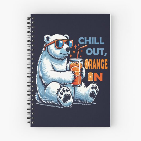 Item preview, CHILL OUT, ORANGE IN designed and sold by Brushlight Studio.
