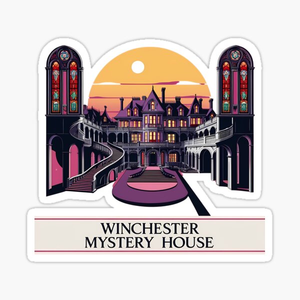 Item preview, Winchester Mystery House – America’s Most Haunted Mansion Design designed and sold by LoliDesignShop.