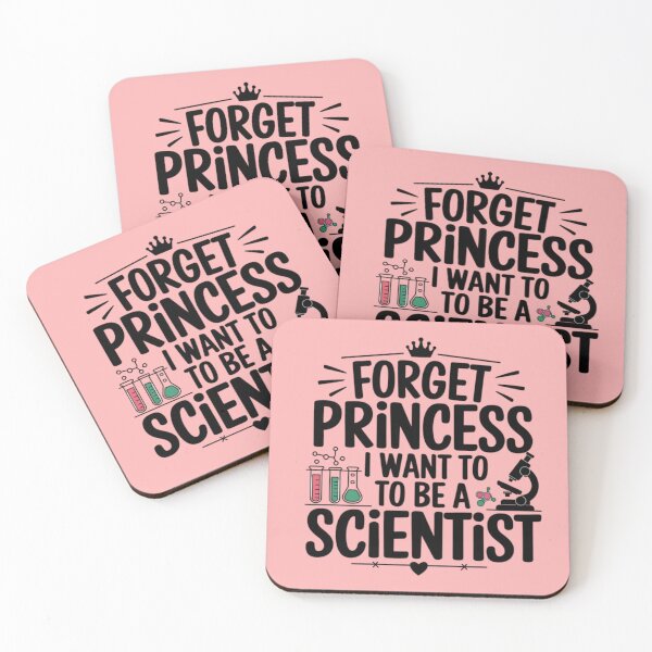Item preview, FORGET PRINCESS I WANT TO BE A SCIENTIST designed and sold by 123ks.