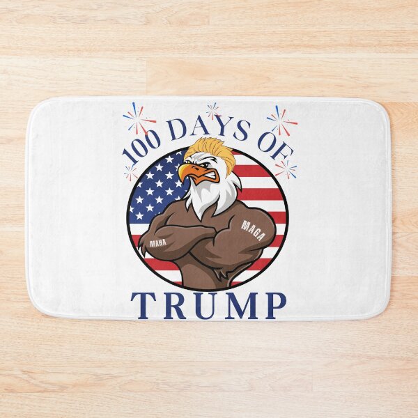 Item preview, 100 days of Trump eagle usa flag designed and sold by Lady-Frost.