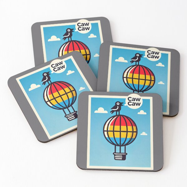 Item preview, Crow on Air Balloon designed and sold by IskandarDesigns.