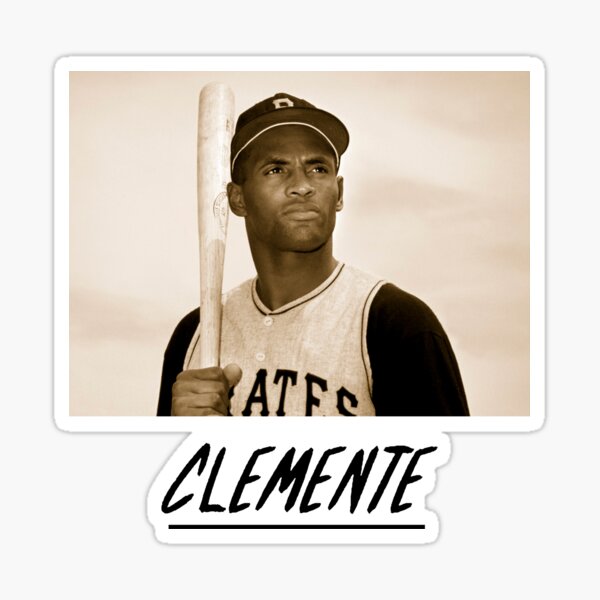 Item preview, Roberto Clemente with a bat designed and sold by jedeyerosenberg.