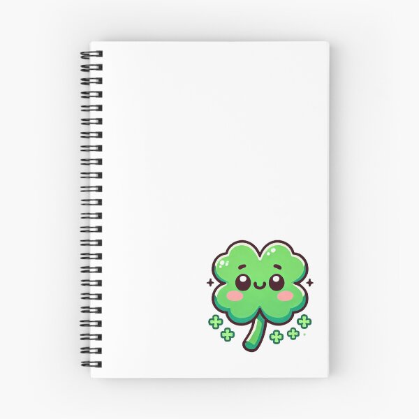 Item preview, Good Luck Kawaii Four Leaf Clover designed and sold by potatofacecraft.