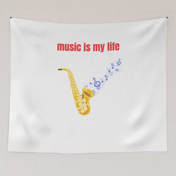 Item preview, music, music is my life designed and sold by TomDob.