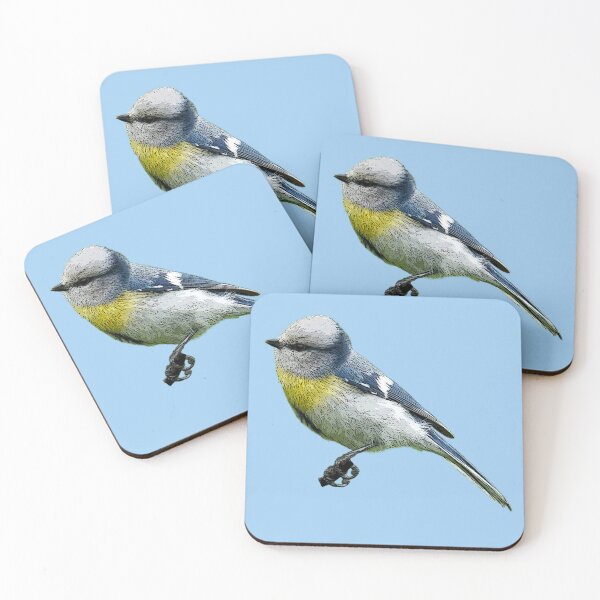 Item preview, Azure Tit Yellow Breasted Color Design  designed and sold by designsasstultd.