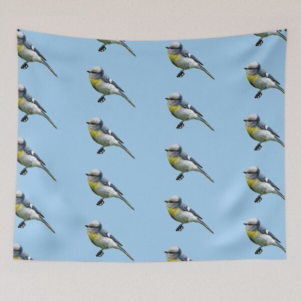Item preview, Azure Tit Yellow Breasted Color Design  designed and sold by designsasstultd.
