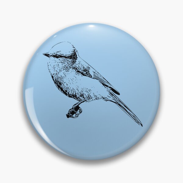 Item preview, Azure Tit Yellow Breasted Black Design  designed and sold by designsasstultd.