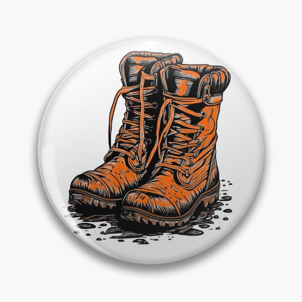 Item preview, Muddy Boots (Orange) designed and sold by GetContented.