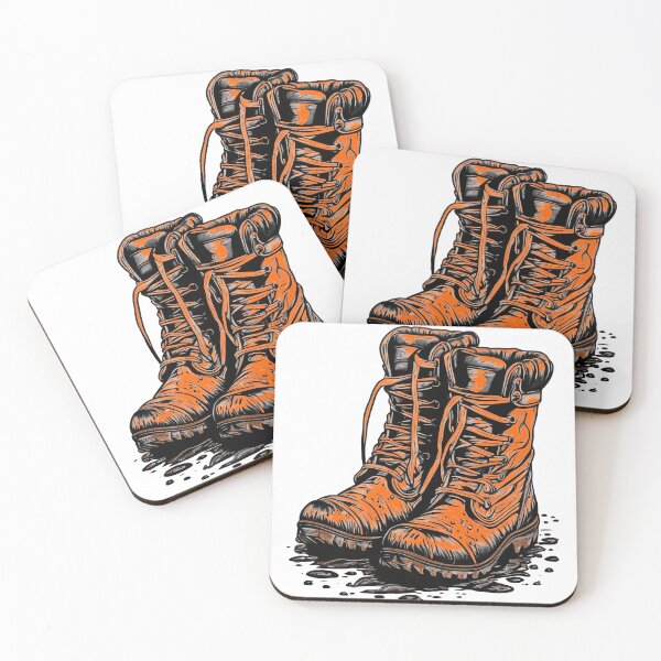 Item preview, Muddy Boots (Orange) designed and sold by GetContented.