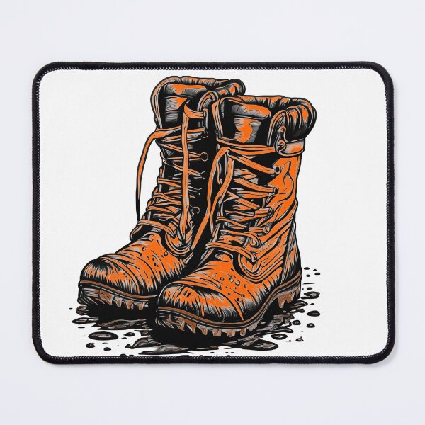 Item preview, Muddy Boots (Orange) designed and sold by GetContented.