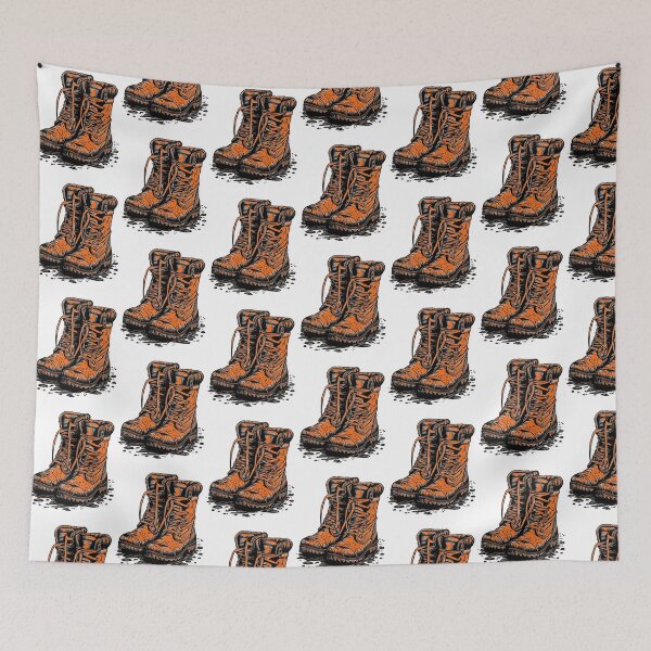 Item preview, Muddy Boots (Orange) designed and sold by GetContented.