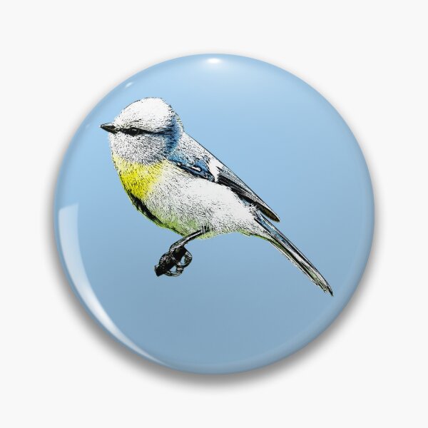Item preview, Azure Tit Yellow Breasted Black Alternate Design  designed and sold by designsasstultd.