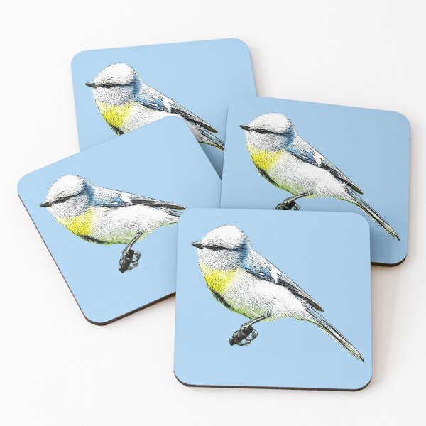 Item preview, Azure Tit Yellow Breasted Black Alternate Design  designed and sold by designsasstultd.