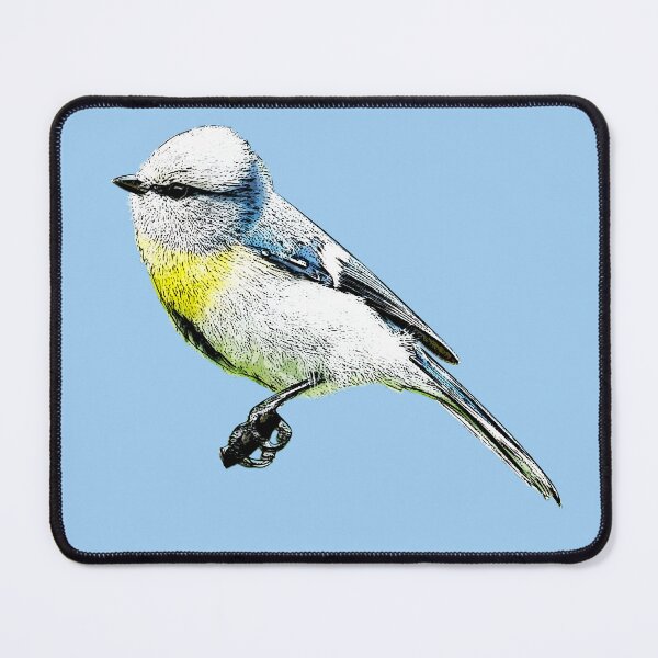 Item preview, Azure Tit Yellow Breasted Black Alternate Design  designed and sold by designsasstultd.