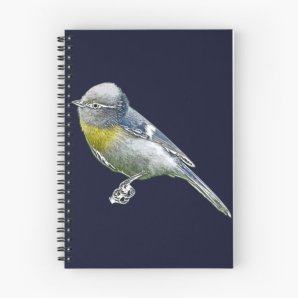Item preview, Azure Tit Yellow Breasted White Alternate Design  designed and sold by designsasstultd.