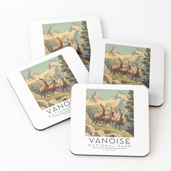 Item preview, A Vintage Travel Poster of Vanoise National Park - France  designed and sold by GoodOldVintage.
