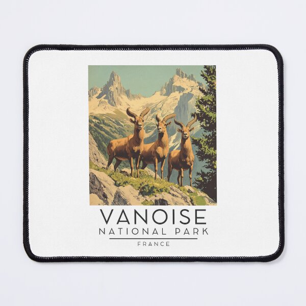 Item preview, A Vintage Travel Poster of Vanoise National Park - France  designed and sold by GoodOldVintage.