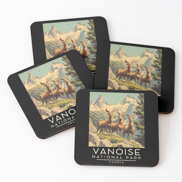 Item preview, A Vintage Travel Poster of Vanoise National Park - France  designed and sold by GoodOldVintage.