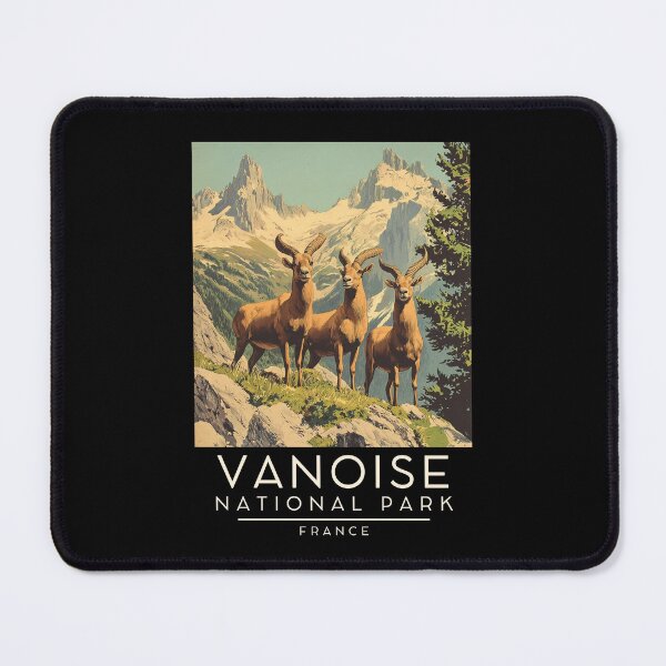 Item preview, A Vintage Travel Poster of Vanoise National Park - France  designed and sold by GoodOldVintage.