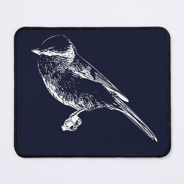 Item preview, Azure Tit Yellow Breasted White Design  designed and sold by designsasstultd.