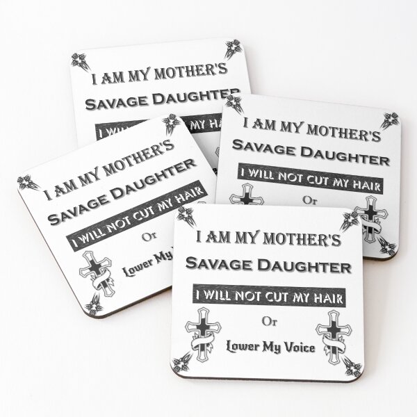 Item preview, I am my Mother's Savage Daughter designed and sold by Sonia Jones Art.