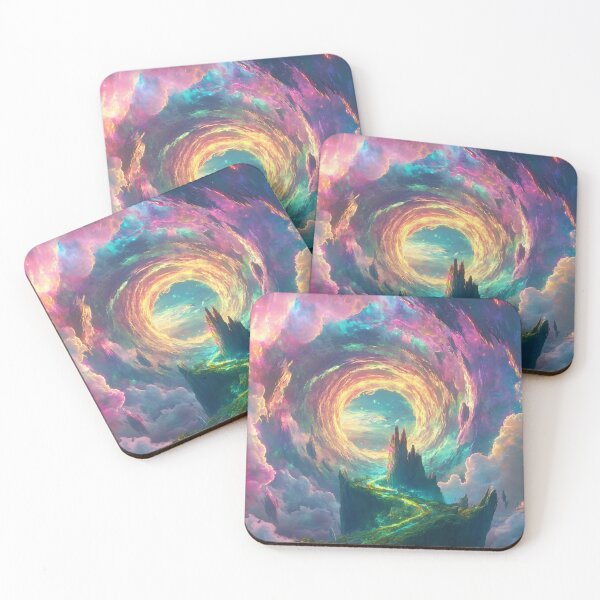 Item preview, Vibrant cosmic swirl of colors designed and sold by anytka.