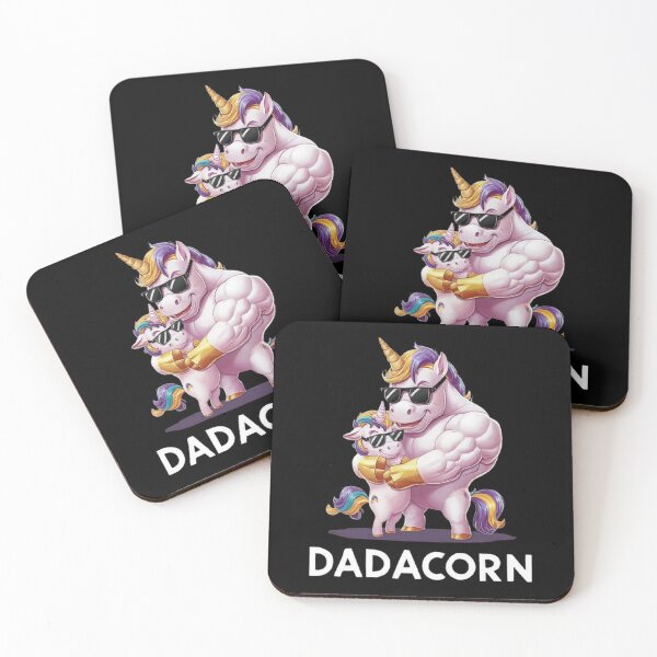 Item preview, Dadacorn - Cool Unicorn Dad and Kid Design designed and sold by love3617.