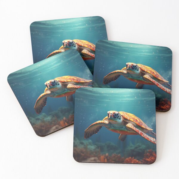 Item preview, Oceanic Elegance: Sea Turtle Swimming designed and sold by anytka.