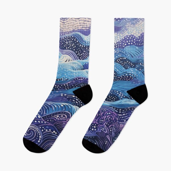 Item preview, Aboriginal Inspired Dot Art - With The Waves Of The Sea designed and sold by GrinGalore.