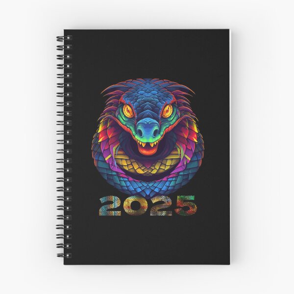 Item preview, Colorful Snake Head with 2025 Gifts designed and sold by Maniutek.