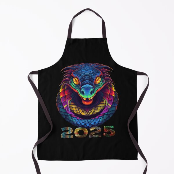 Item preview, Colorful Snake Head with 2025 Gifts designed and sold by Maniutek.