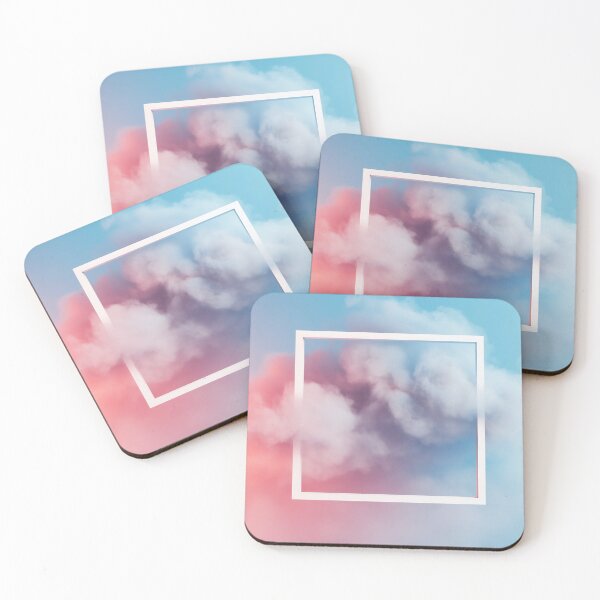 Item preview, Pastel-colored cloud frame designed and sold by anytka.