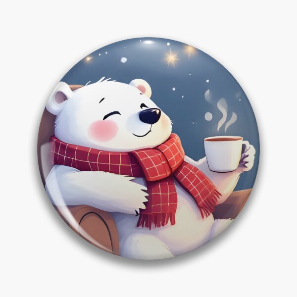 Item preview, Escena festiva de vacaciones de Cozy Bear designed and sold by Zatch-Bell.