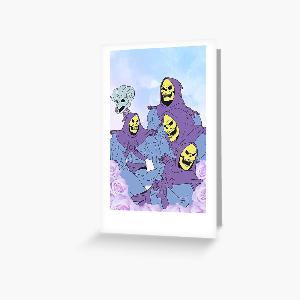 skeletor valentines card