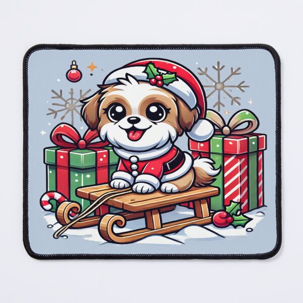 Item preview, Christmas Dog- Shih Tzu designed and sold by Rajasekar.