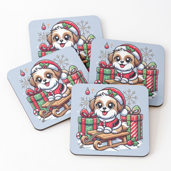 Item preview, Christmas Dog- Shih Tzu designed and sold by Rajasekar.