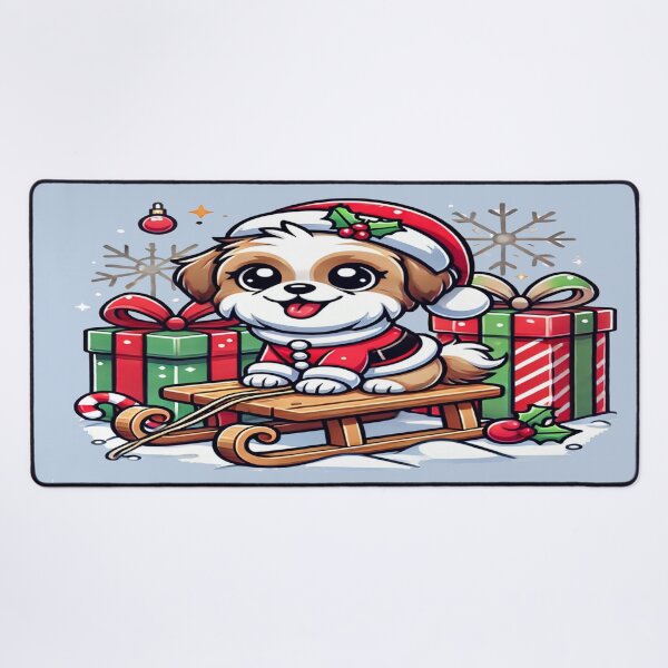 Item preview, Christmas Dog- Shih Tzu designed and sold by Rajasekar.