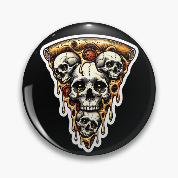 Item preview, Pizza Skull designed and sold by JohnnyP-Store.