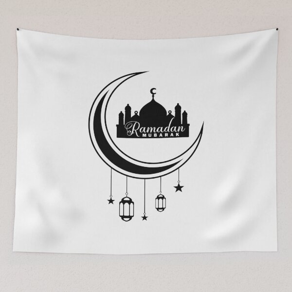 Item preview, Ramadan Mubarak Crescent Moon and Lantern designed and sold by YatoMino.