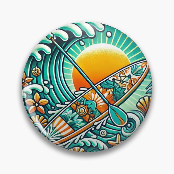 Item preview, Tropical Paddle Board Adventure Design designed and sold by PawtopiaDesigns.
