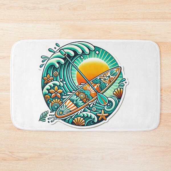 Item preview, Tropical Paddle Board Adventure Design designed and sold by PawtopiaDesigns.
