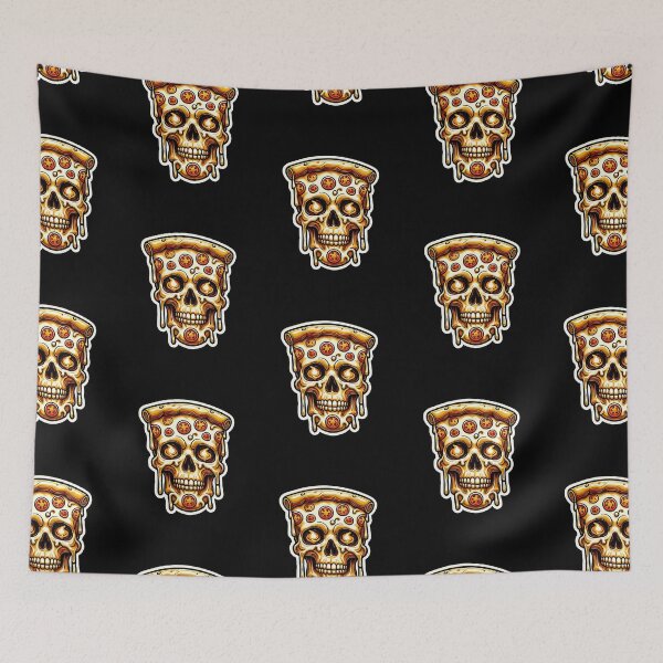 Item preview, Pizza Skull designed and sold by JohnnyP-Store.