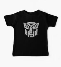 Transformer Autobots White Baby Tee