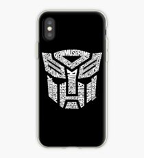 Transformer Autobots White iPhone Case
