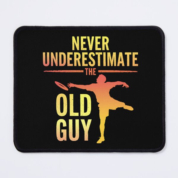 Item preview, Never Underestimate The Old Guy Disc Golf Player Funny designed and sold by MN-SHOP-Designs.
