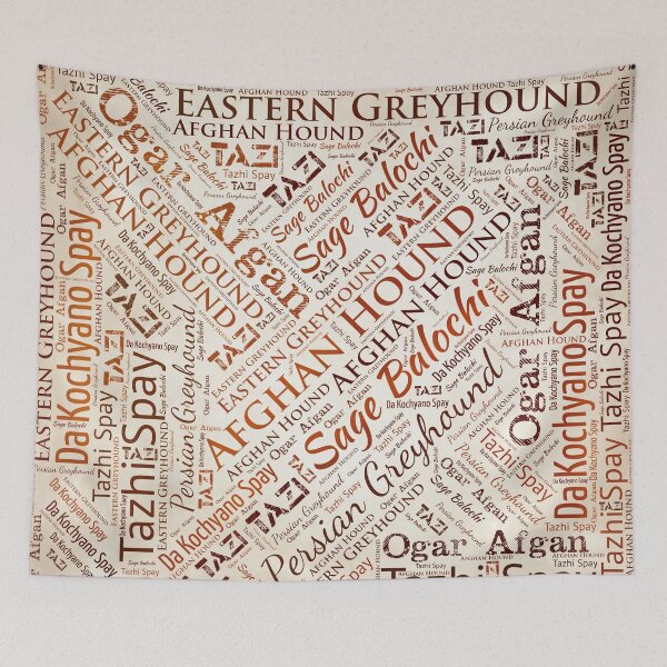 Item preview, Afghan Hound Word Art designed and sold by k9printart.