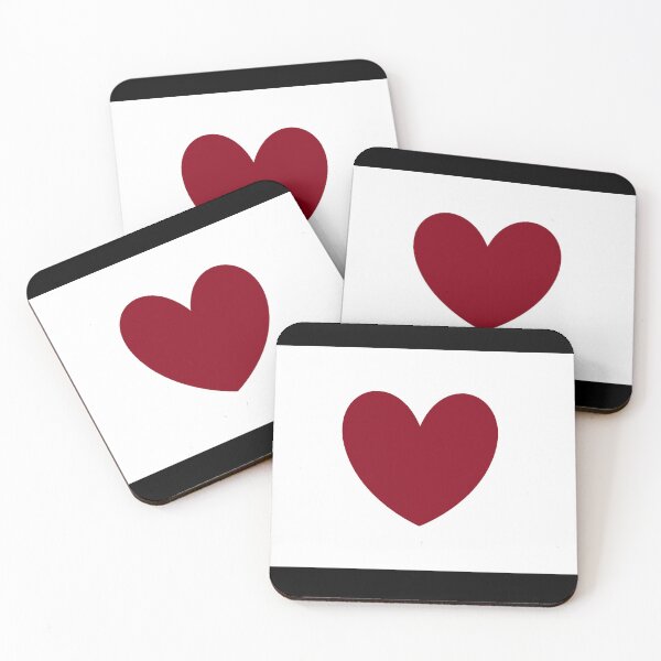 Item preview, Dark red heart centered on white background. designed and sold by Queens-Closet.