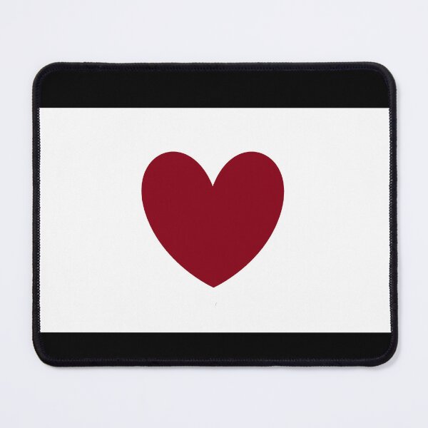 Item preview, Dark red heart centered on white background. designed and sold by Queens-Closet.