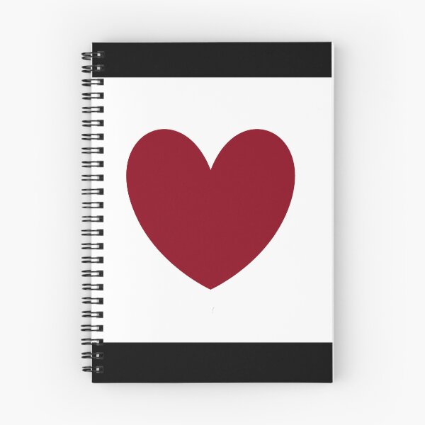 Item preview, Dark red heart centered on white background. designed and sold by Queens-Closet.
